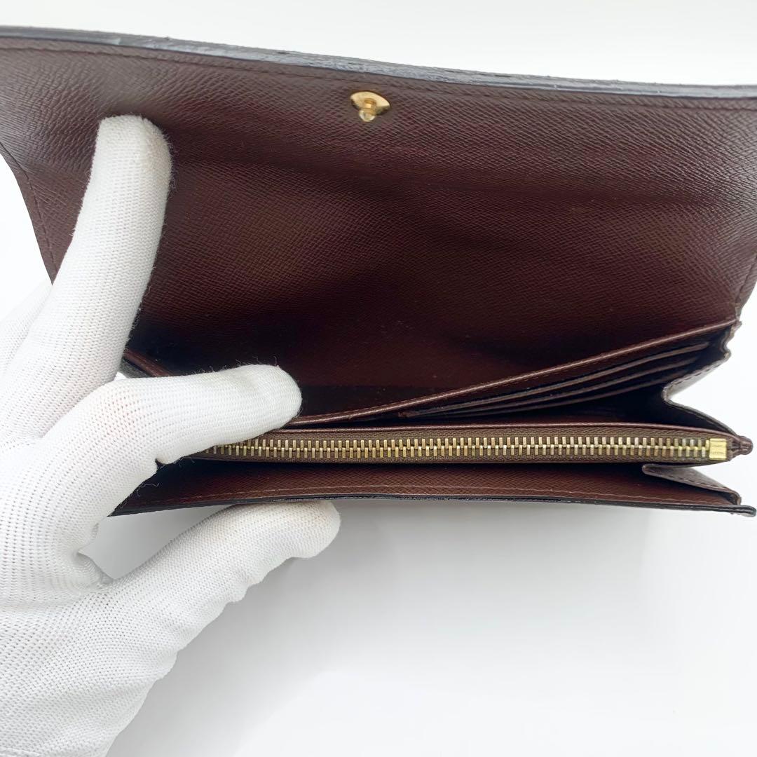 【極美品】ルイ・ヴィトン ダミエ サラ 長財布 N61734 K11