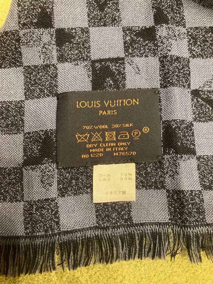 ヴィトン　ネイビー　ストール　マフラー