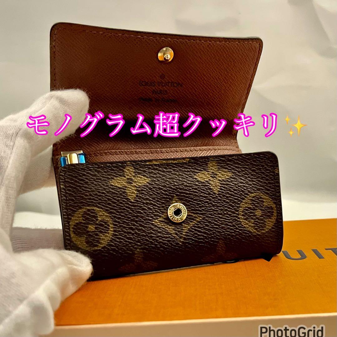 【新品同様S】ルイヴィトン　モノグラム　ミュレティクレ6 キーケース