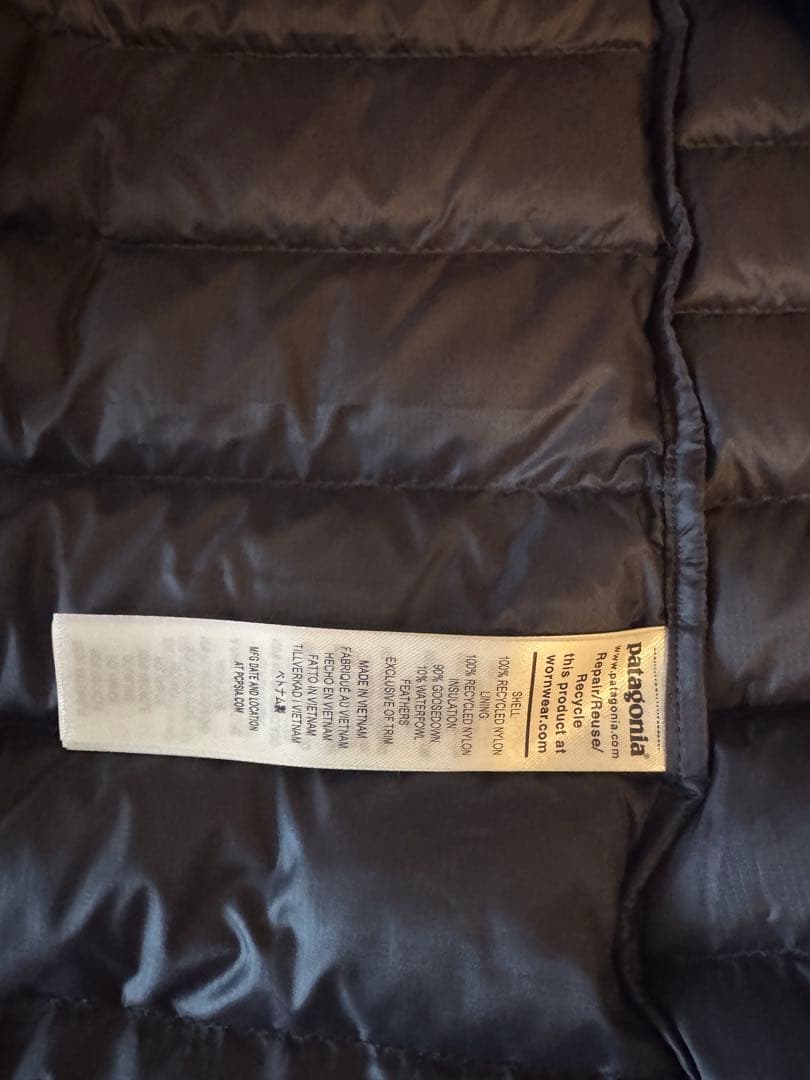 パタゴニア　ウィメンズ・ダウン・セーター・ベスト　Mサイズ　ブラック