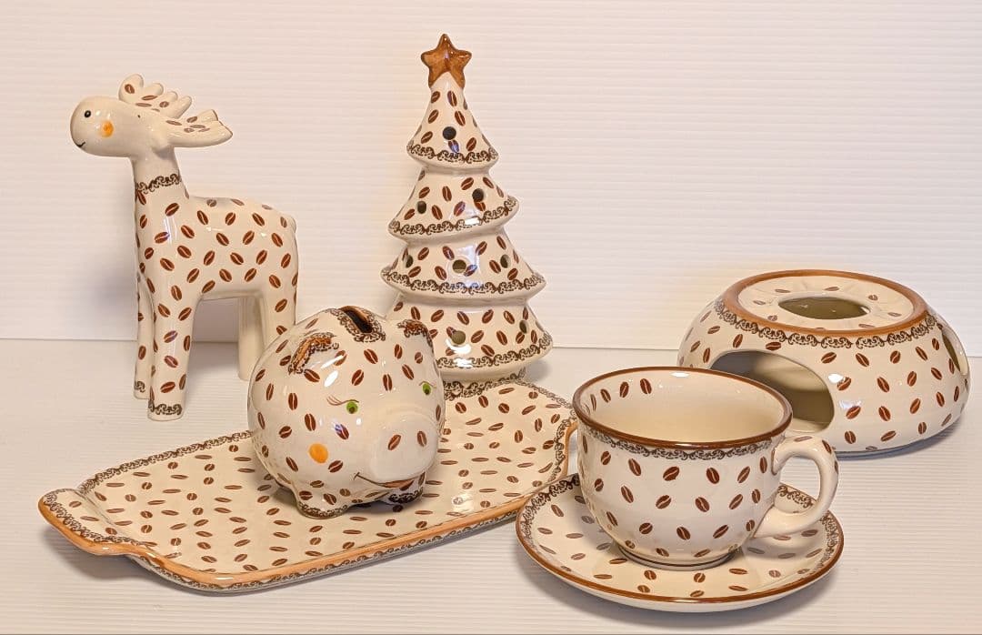 ポーリッシュポタリー ガリア社 コーヒー豆クリスマスセット✩˚。⋆