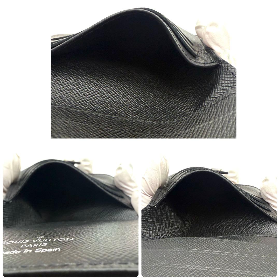 【新品近い】ルイヴィトン ダミエグラフィット ミュルティ ポルトカルト 折り財布