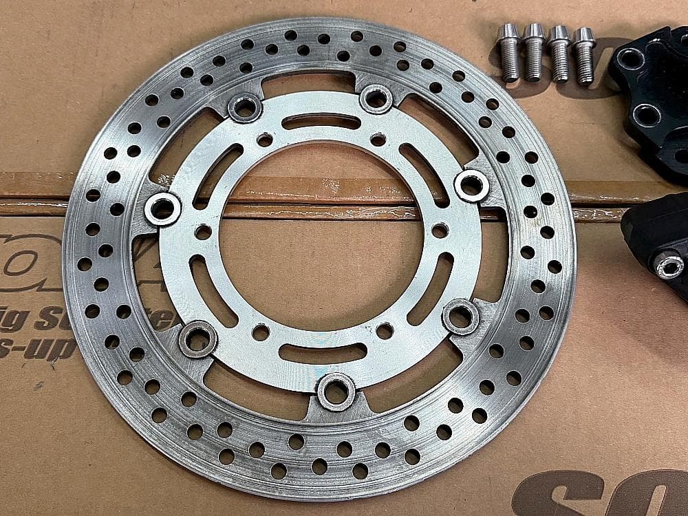 4D9 マジェスティ用 ブレンボ＆285ｍｍ大径ブレーキディスクローター