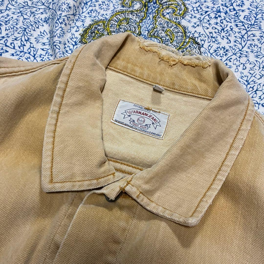 90s ARMANI JEANS デニムジャケット