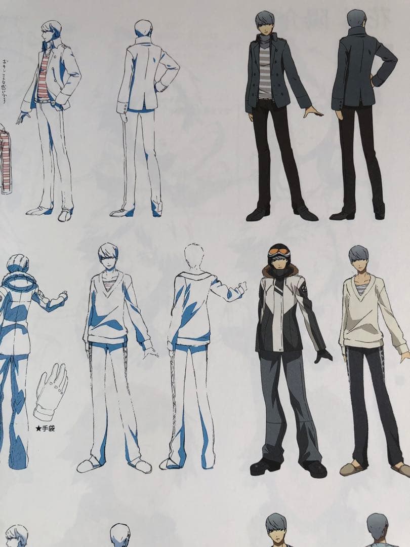 ペルソナ4 p4g 設定資料集　スタッフ本 限定　2015 書きおろし　足立透