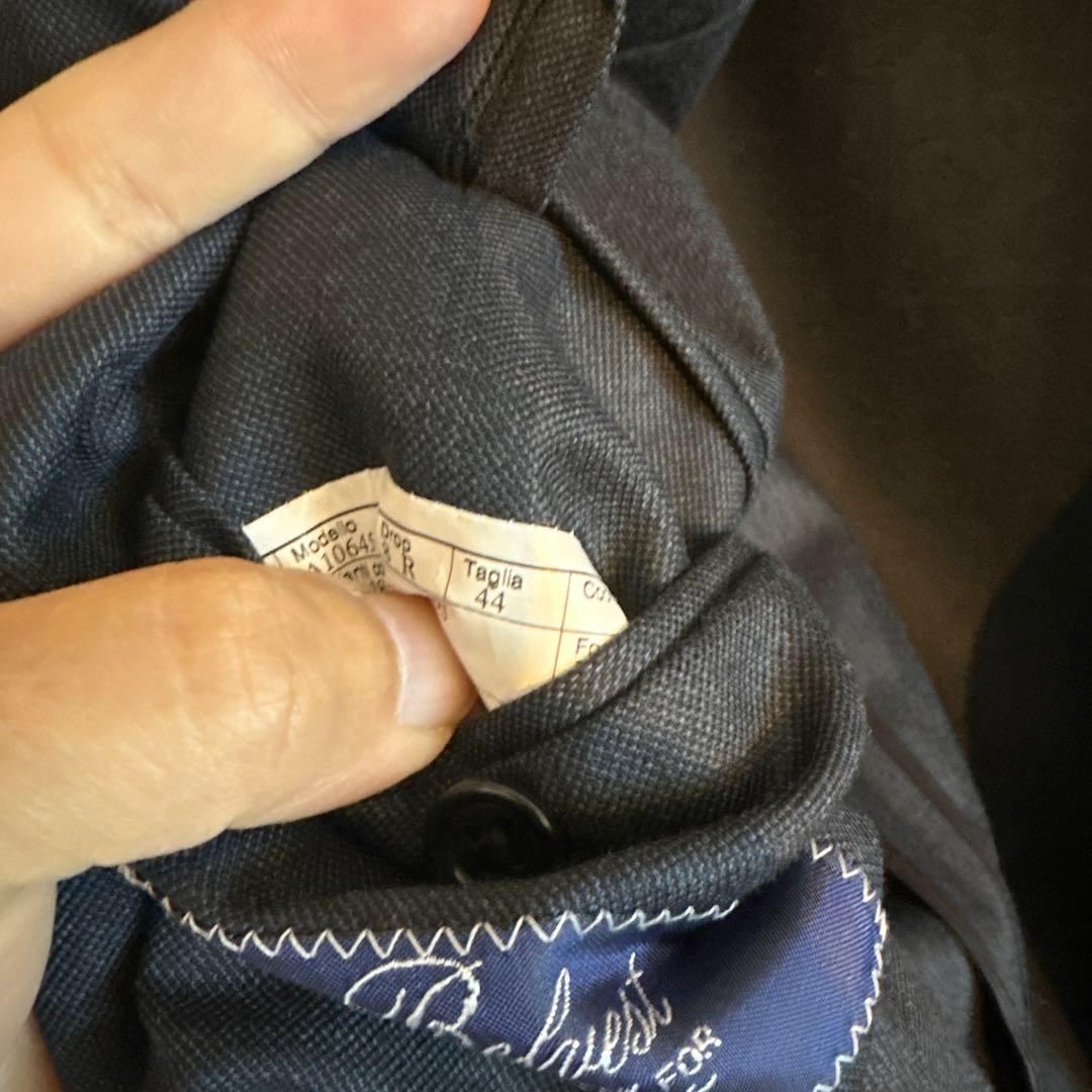 Belvest スーツ ダークブルー BEAMS専用