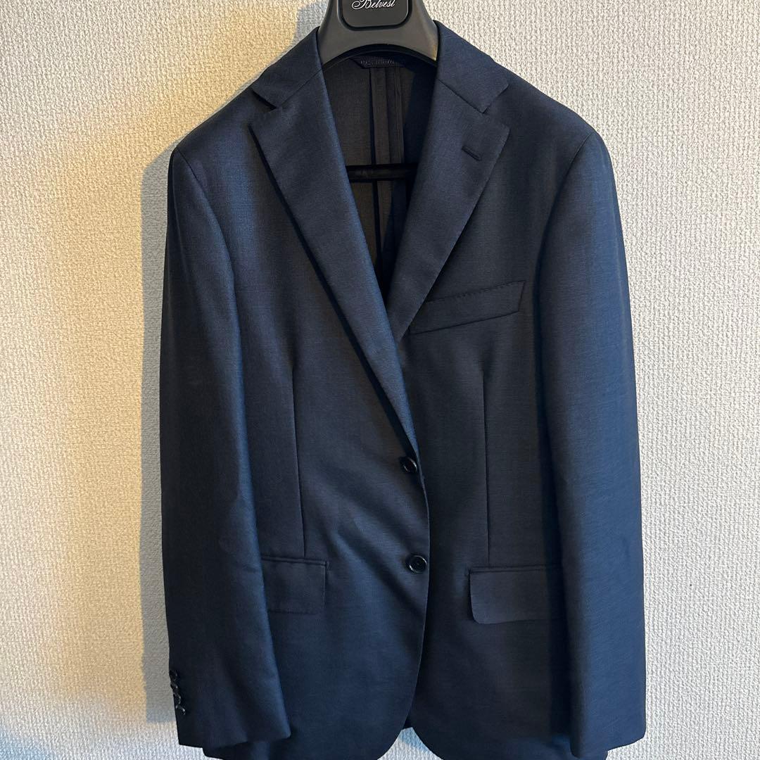 Belvest スーツ ダークブルー BEAMS専用