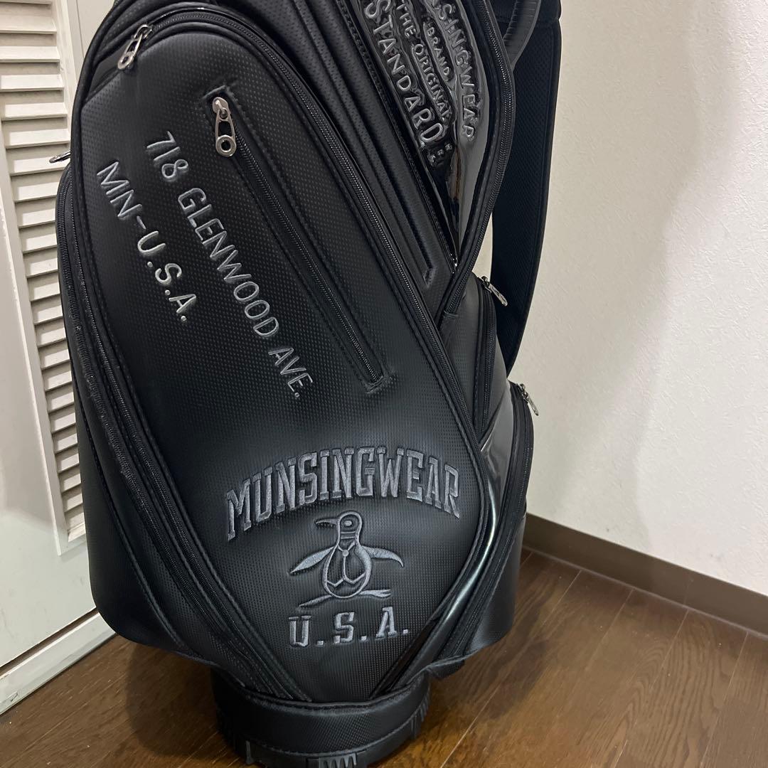 マンシングウェアキャディーバッグ黒