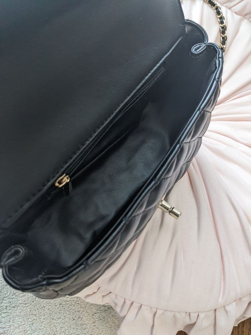 ビジューハンドル＆ショルダーバック