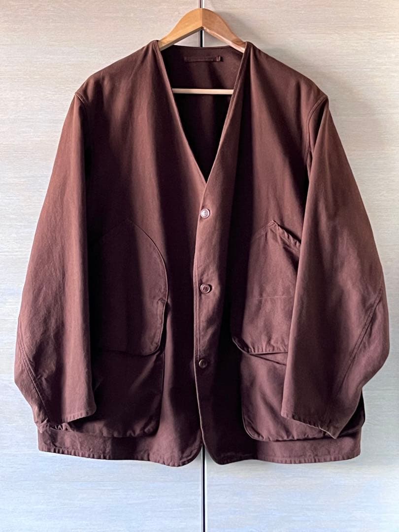 COMOLI コットン ダックス ハンティング ジャケット Z01-01015