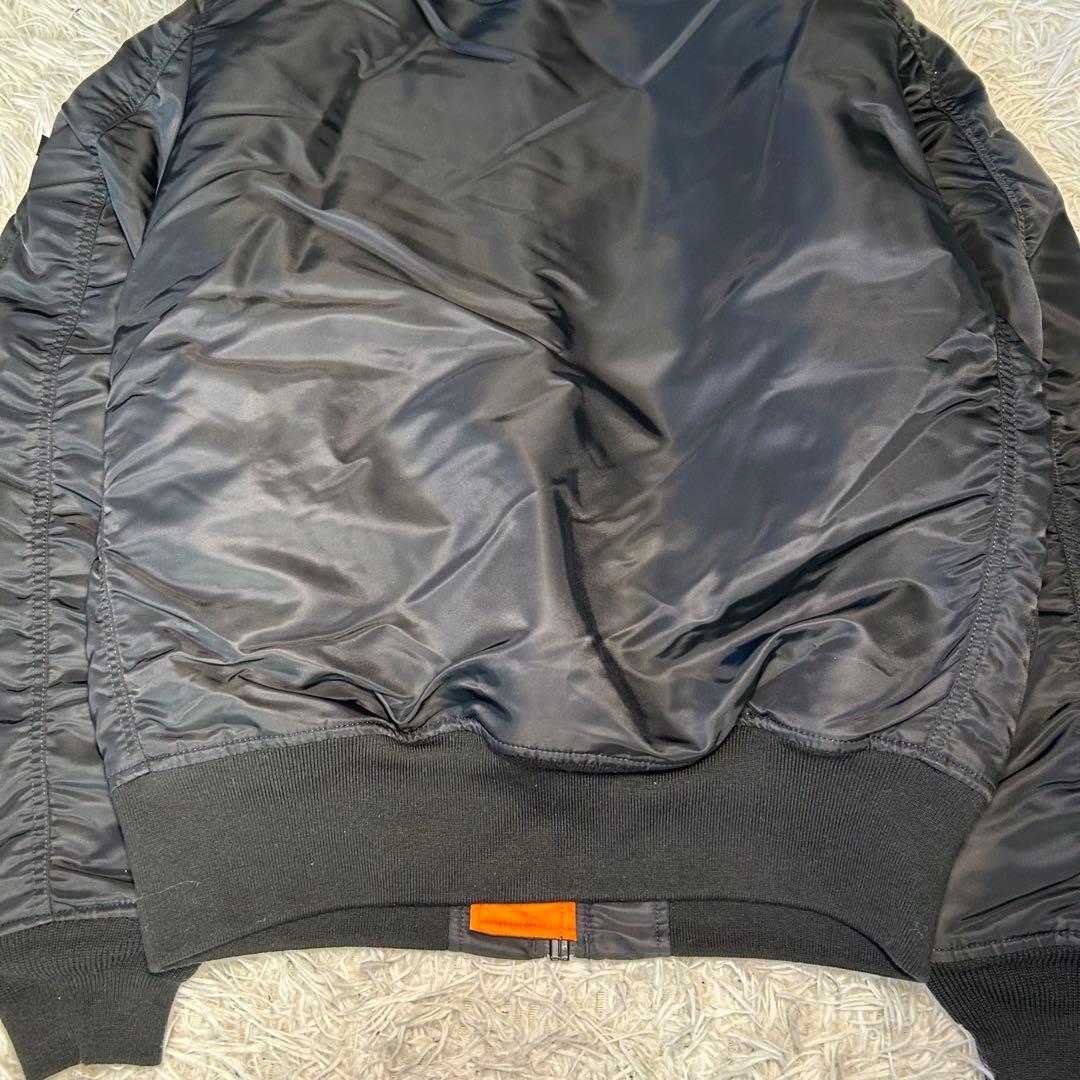 【美品】VALLEY APPAREL リバーシブル ma-1 ブラック　XL