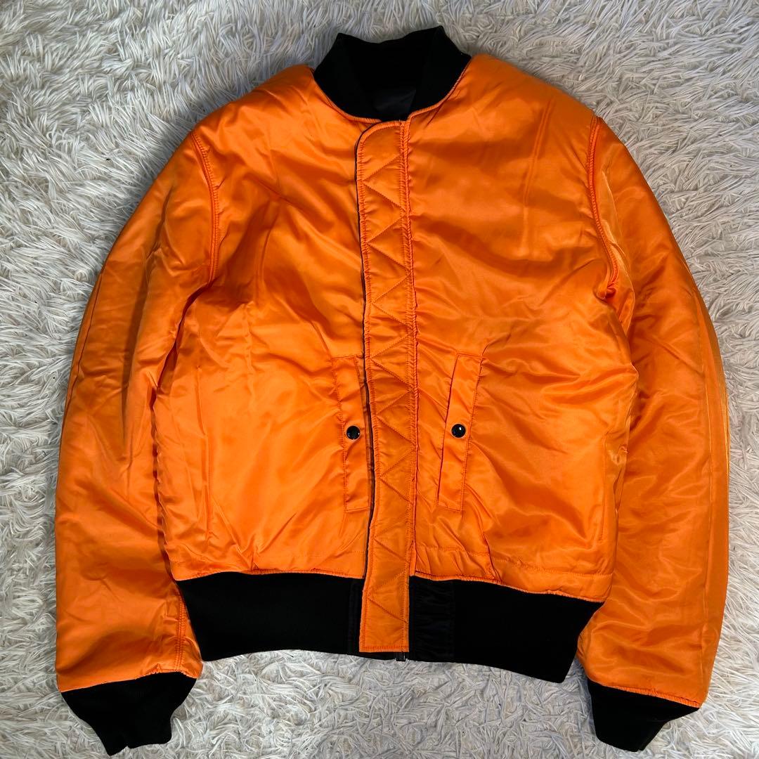 【美品】VALLEY APPAREL リバーシブル ma-1 ブラック　XL