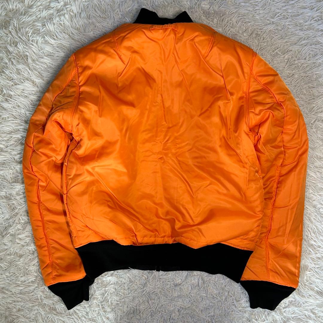 【美品】VALLEY APPAREL リバーシブル ma-1 ブラック　XL