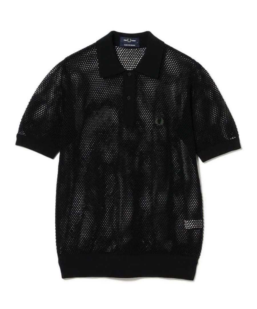 BEAMS別注【FRED PERRY / オープンニット　メッシュポロ】