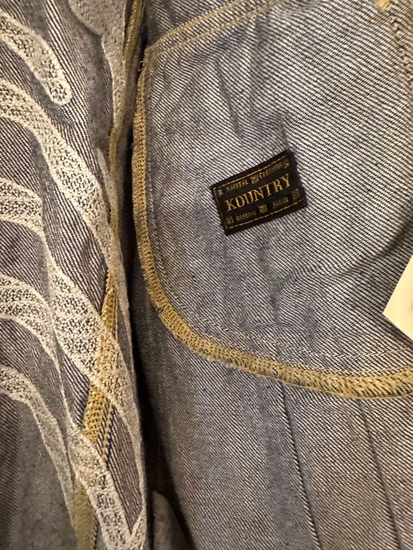 キャピタル ボーンデニム ジャケット44 Kapital Denim bone