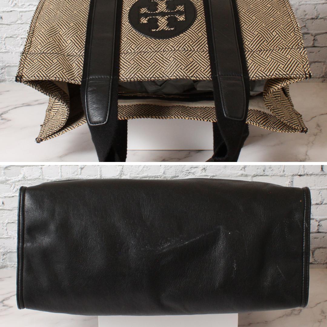 ✨極美品✨ トリーバーチ トートバッグ ハンドバッグ キャンバス レザー A4