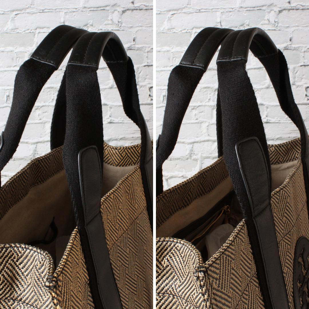 ✨極美品✨ トリーバーチ トートバッグ ハンドバッグ キャンバス レザー A4