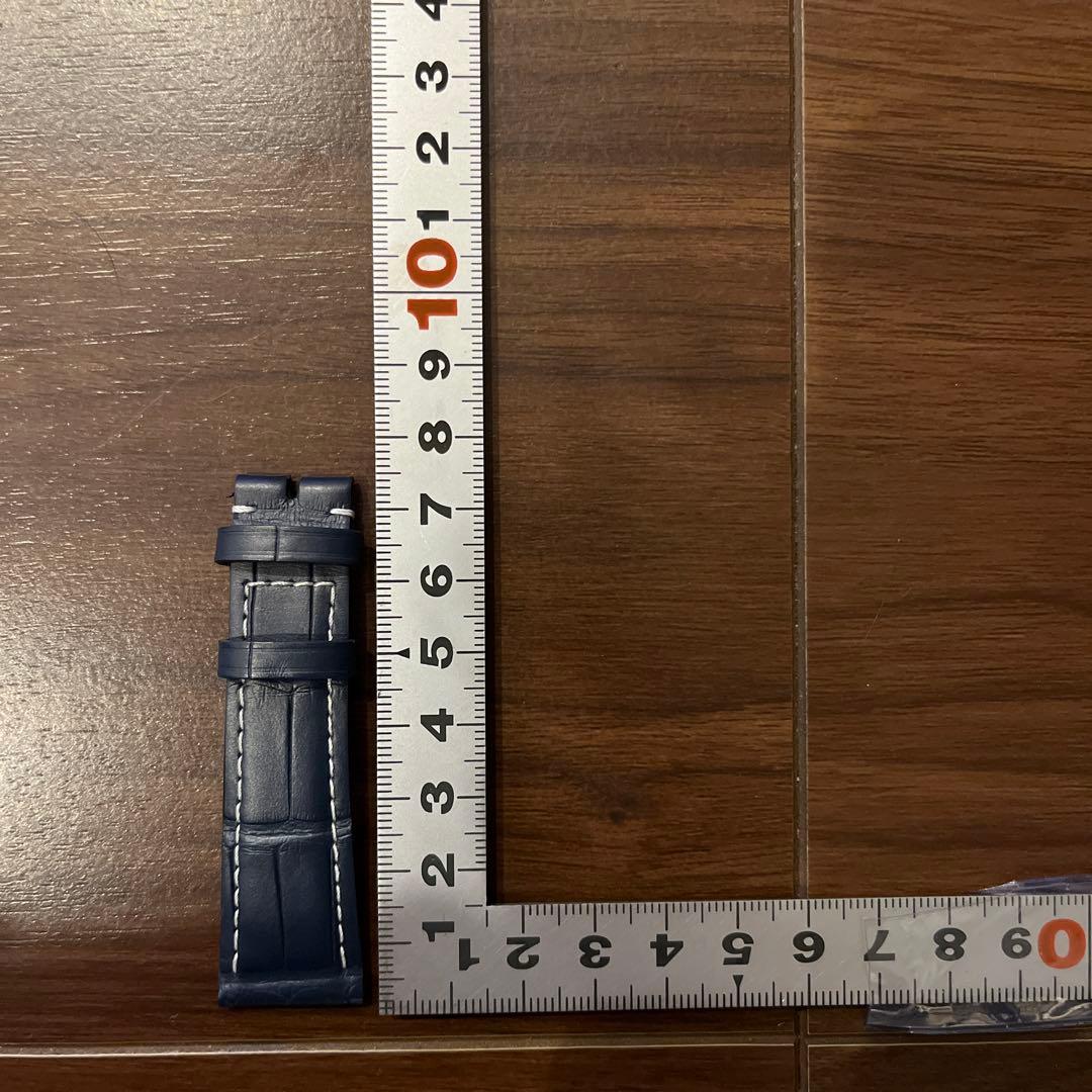 【ジャンルソー】アリゲーターストラップ　ネイビー