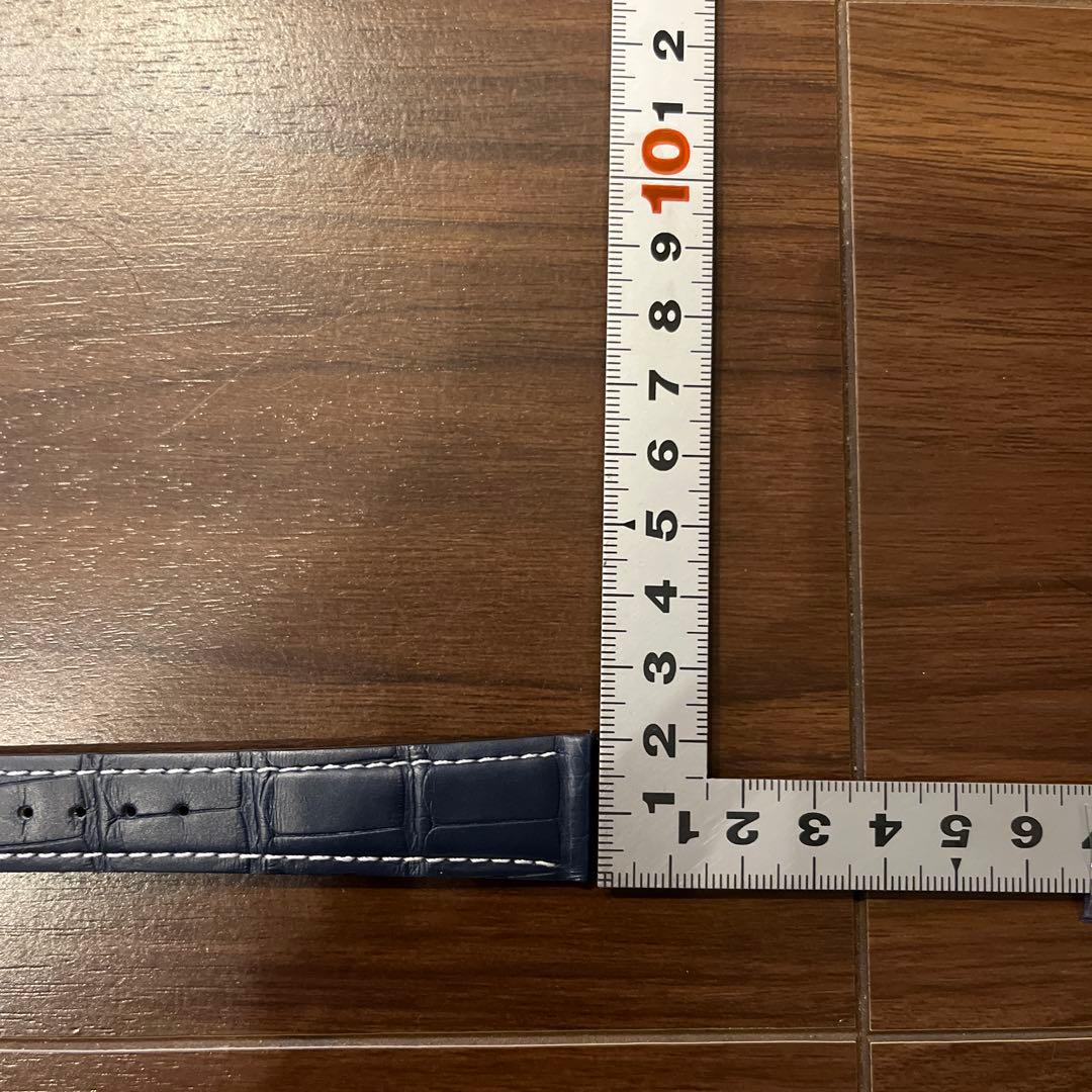 【ジャンルソー】アリゲーターストラップ　ネイビー