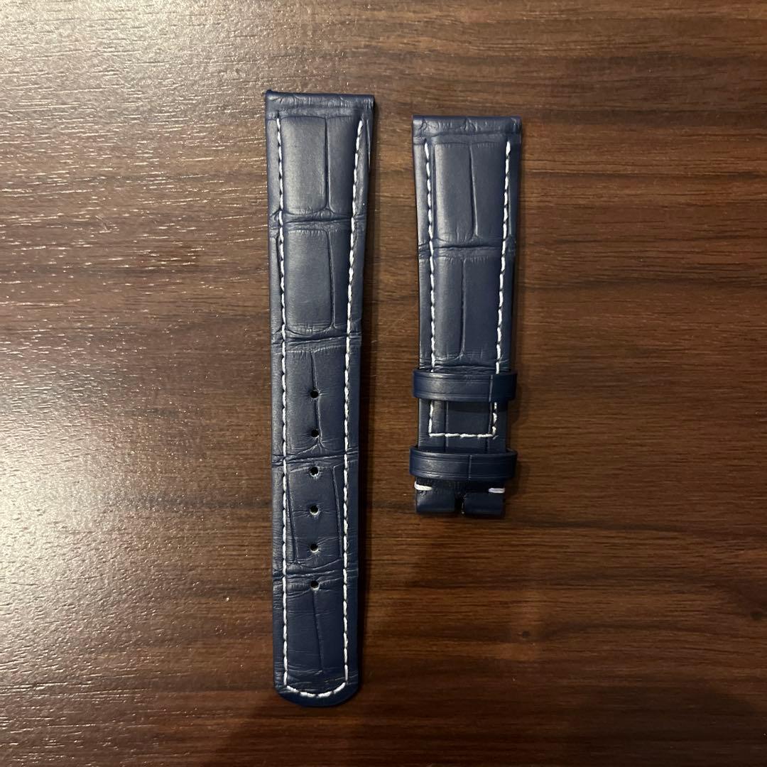 【ジャンルソー】アリゲーターストラップ　ネイビー