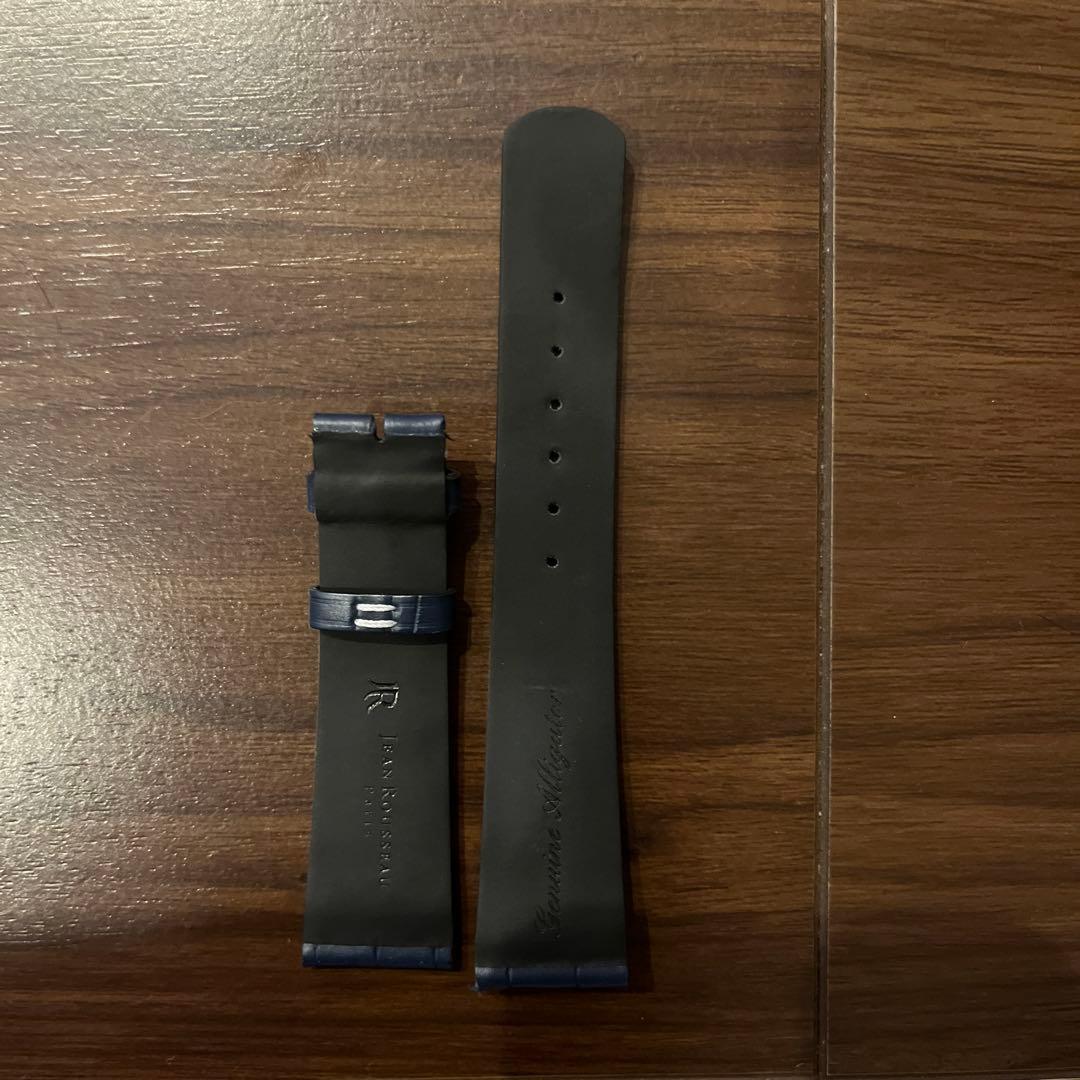 【ジャンルソー】アリゲーターストラップ　ネイビー