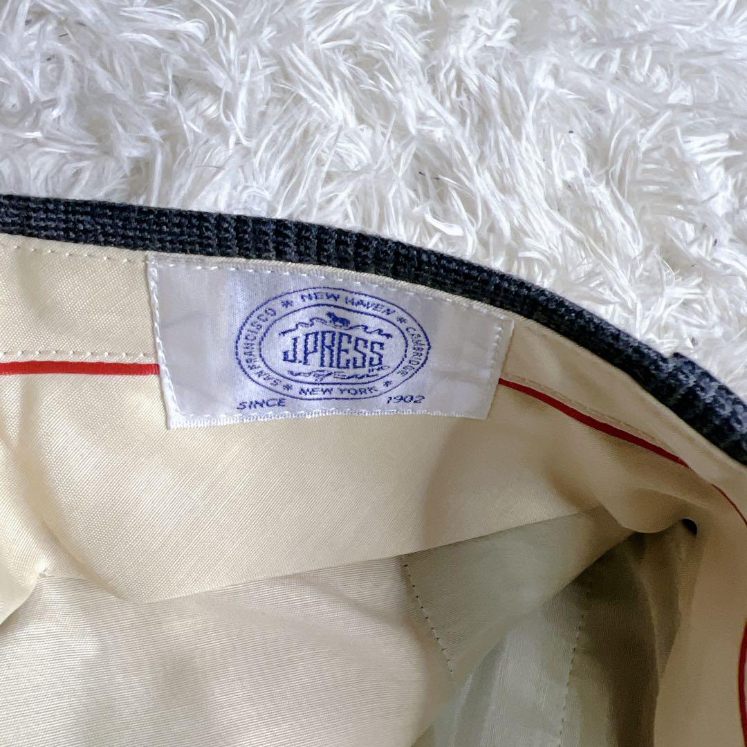 【美品】ジェイプレス 3ピース スリーピース スーツ セットアップ グレー