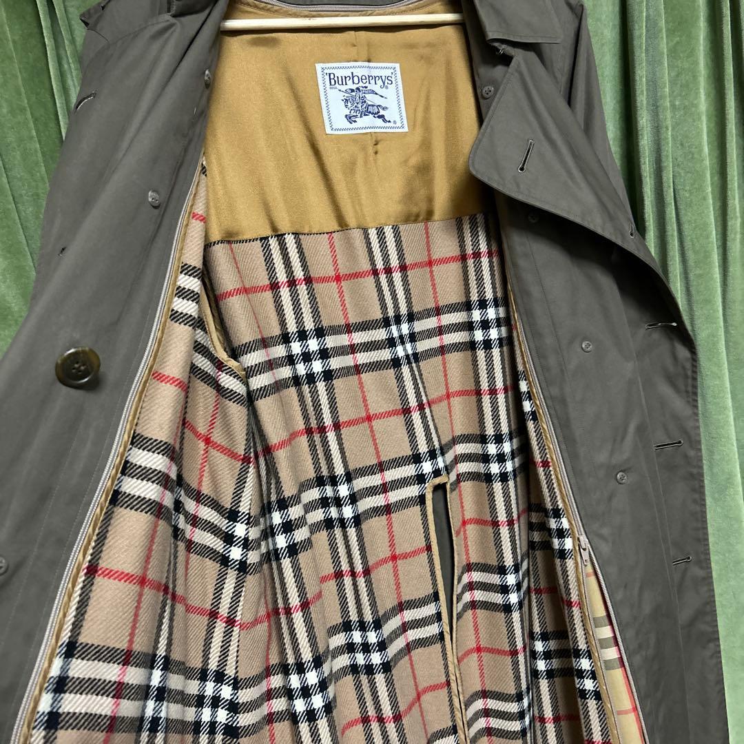 Burberry カーキライナー付きトレンチコート11Aノバチェック