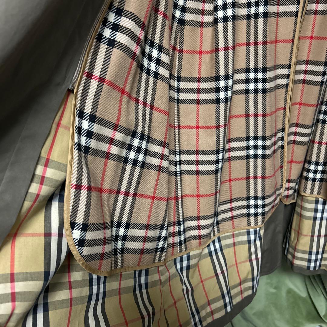 Burberry カーキライナー付きトレンチコート11Aノバチェック