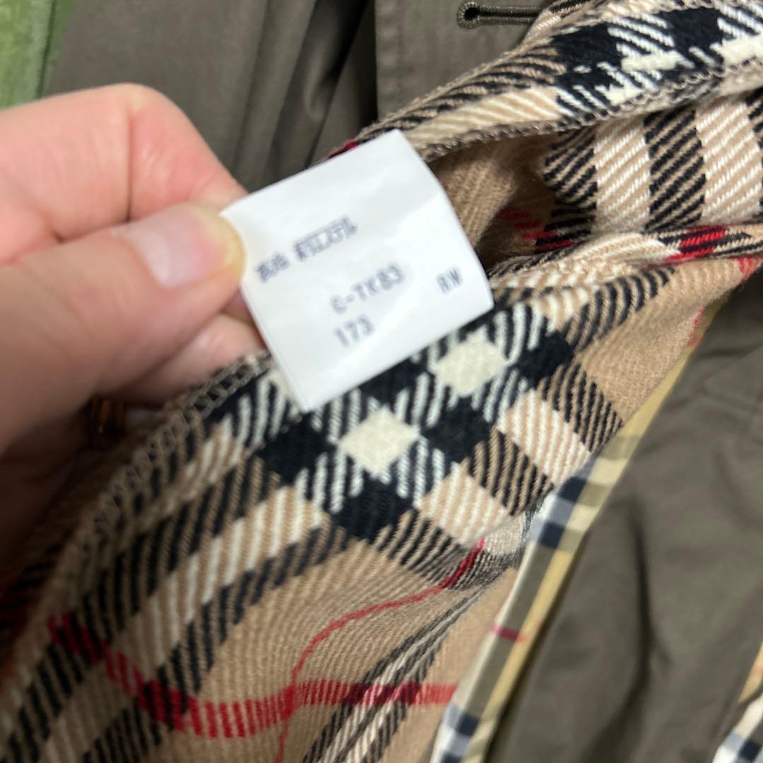 Burberry カーキライナー付きトレンチコート11Aノバチェック