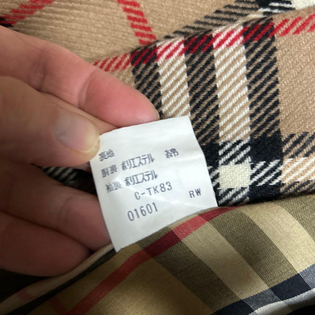 Burberry カーキライナー付きトレンチコート11Aノバチェック