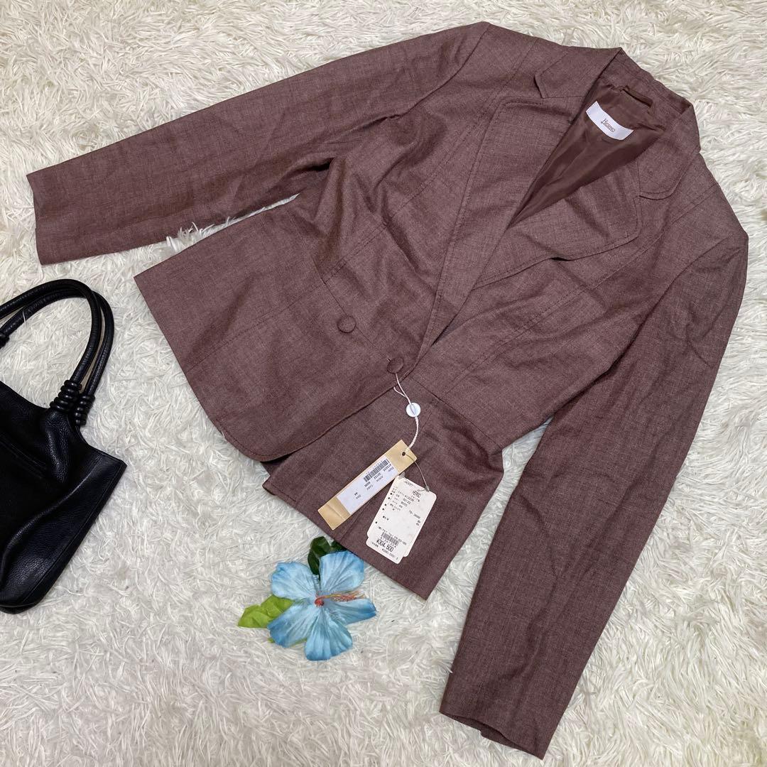 新品未使用　最高級　HERNO ヘルノ　テーラードジャケット　くすみ紫　XL