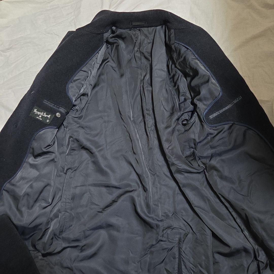 希少！筆記体ロゴ マーガレットハウエル ウールコート 通勤 通学 セレクト