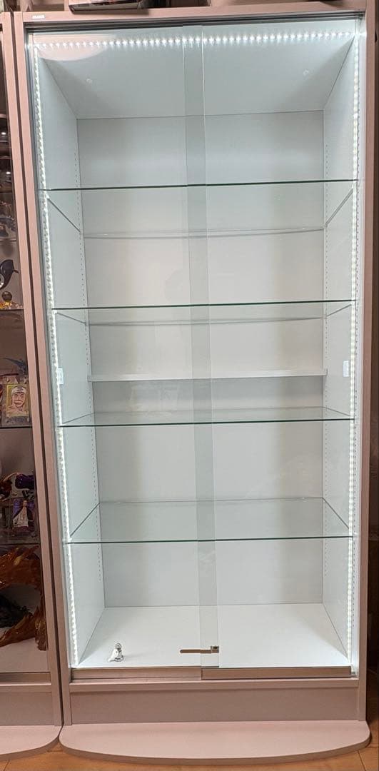 JAJAN ワイド ハイタイプ 引き戸 幅83cm×奥行39cm LED付き