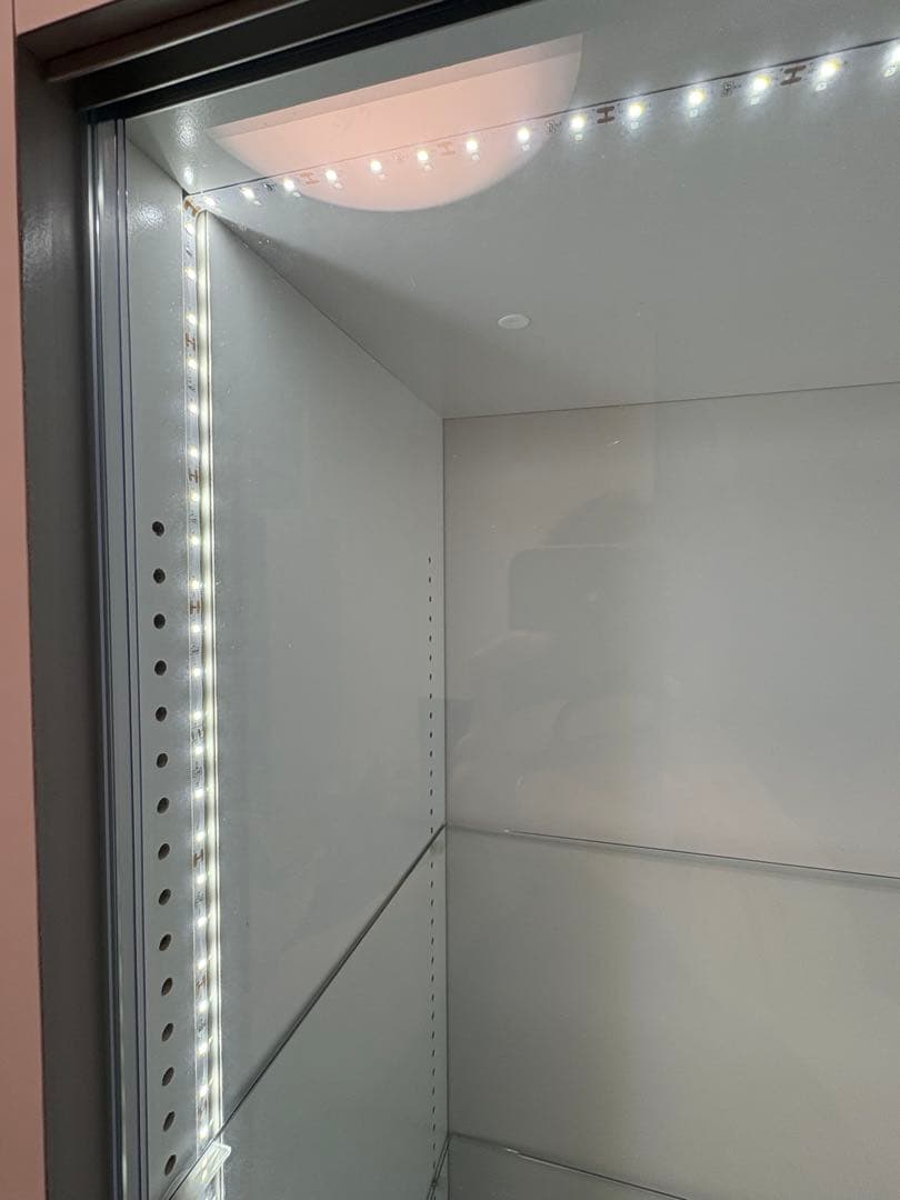 JAJAN ワイド ハイタイプ 引き戸 幅83cm×奥行39cm LED付き