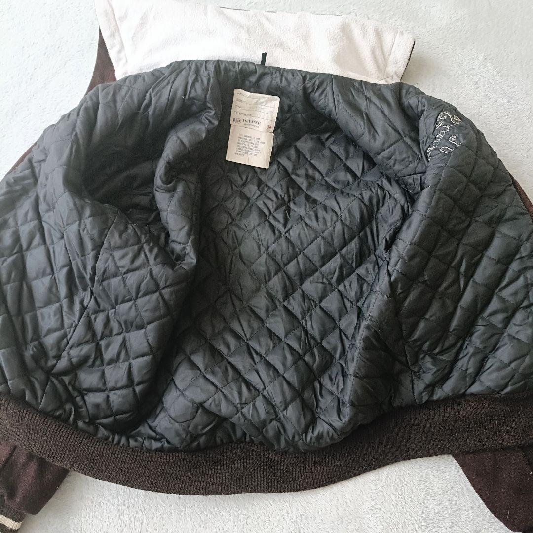 USA製 DeLong セーラーカラースタジャン レターマンジャケット 80年代