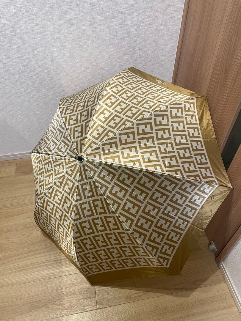 【yy0110】FENDI フェンディ ズッカ柄 折りたたみ傘 2本