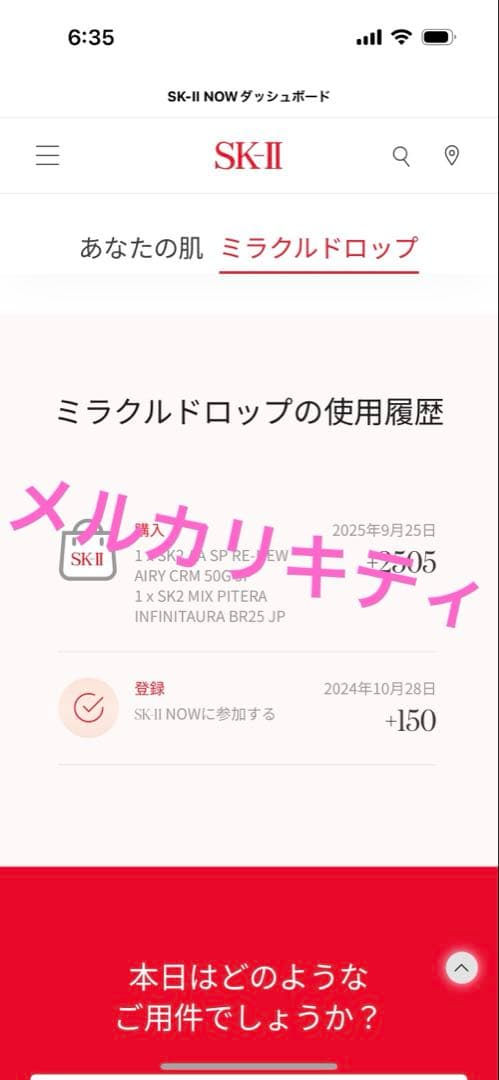 正規品購入履歴あり　SK-IIインフィニットオーラキットとおまけ