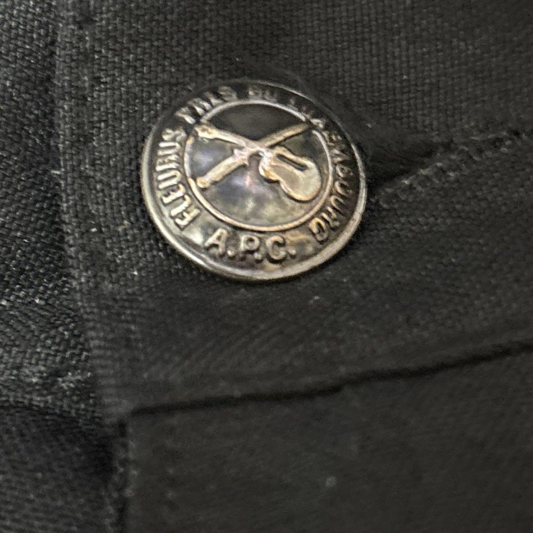初期　a.p.c ワイドスラックス　フランス製　黒　archive opium