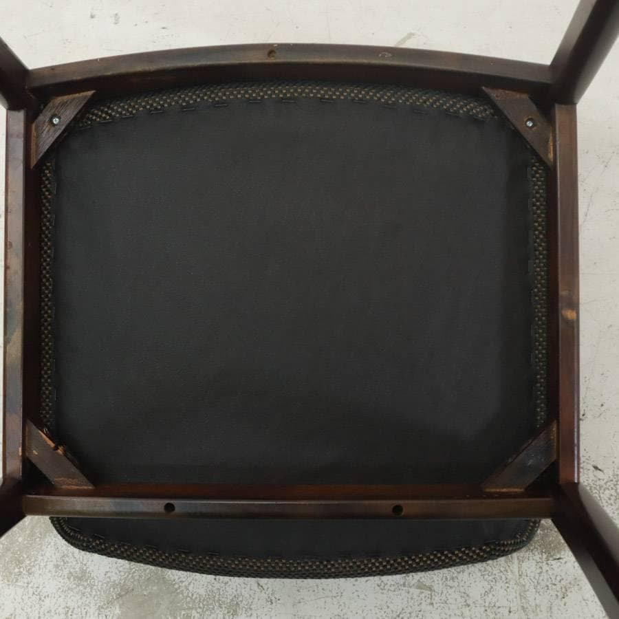 ２脚まとめ買い オールドカリモク ダイニングチェア アームチェア 曲木 ビンテー