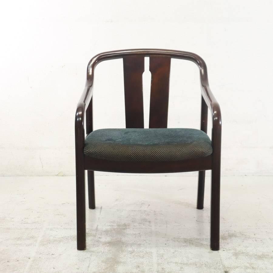 ２脚まとめ買い オールドカリモク ダイニングチェア アームチェア 曲木 ビンテー