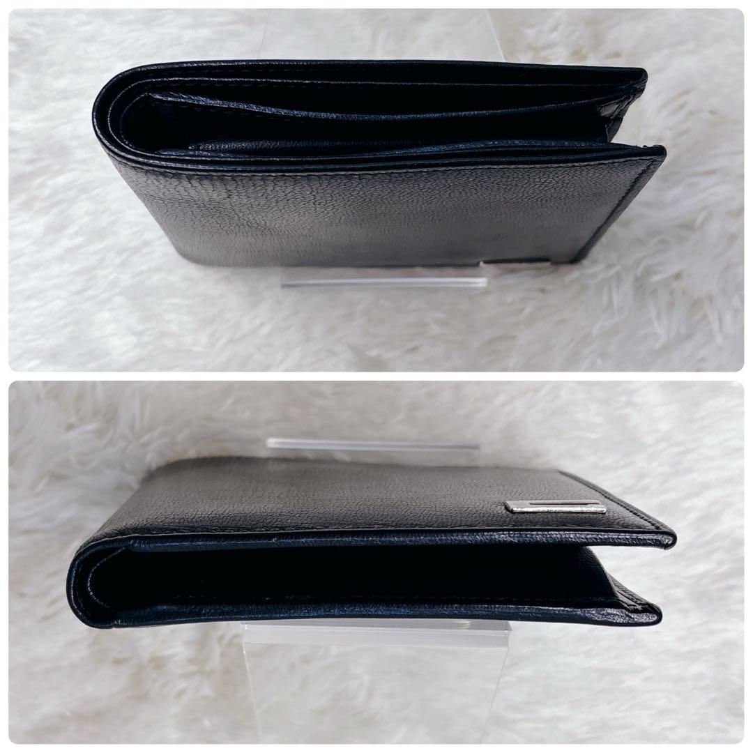 【美品・箱付き】GUCCI 二つ折り財布 G金具 Gロゴ コンパクト ウォレット