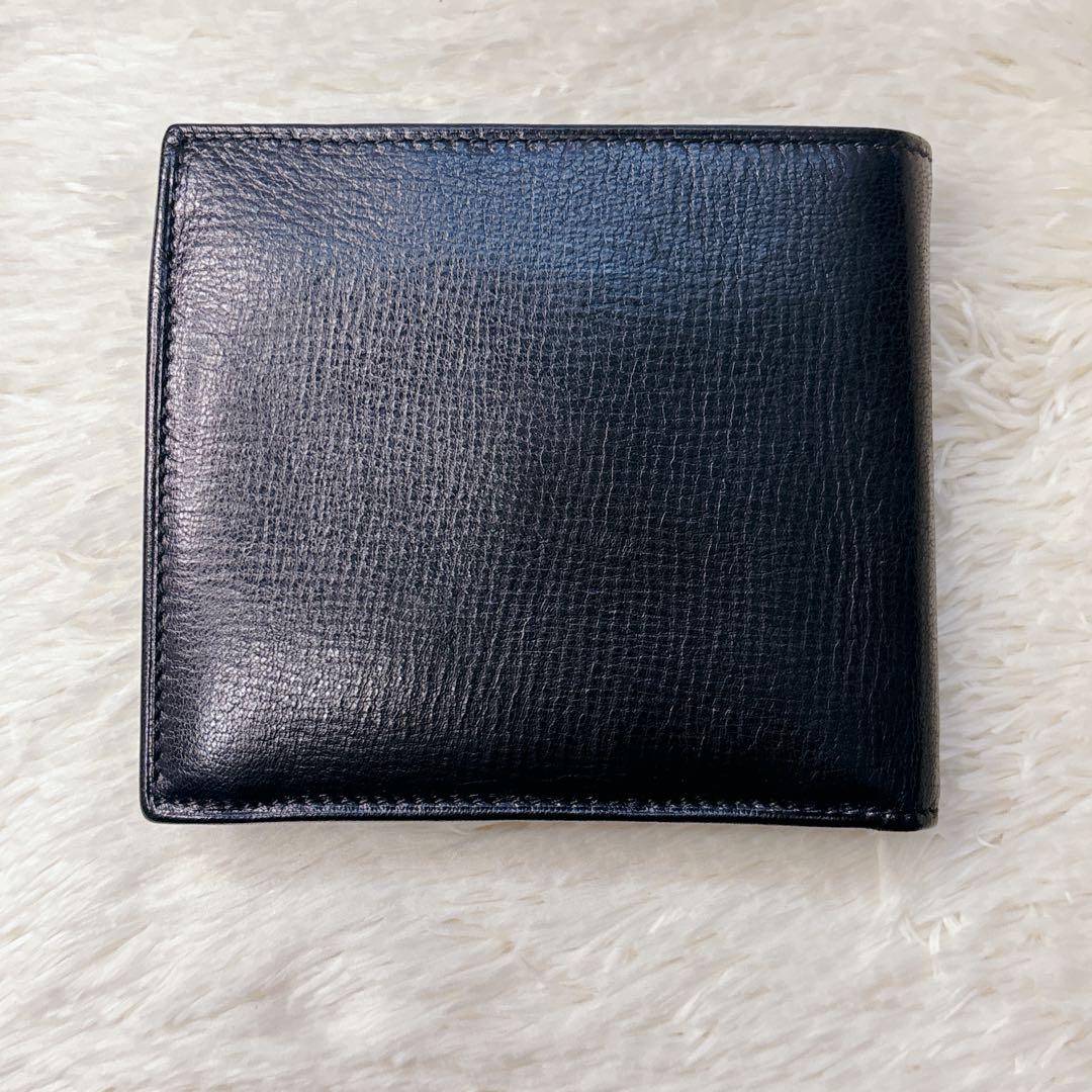 【美品・箱付き】GUCCI 二つ折り財布 G金具 Gロゴ コンパクト ウォレット