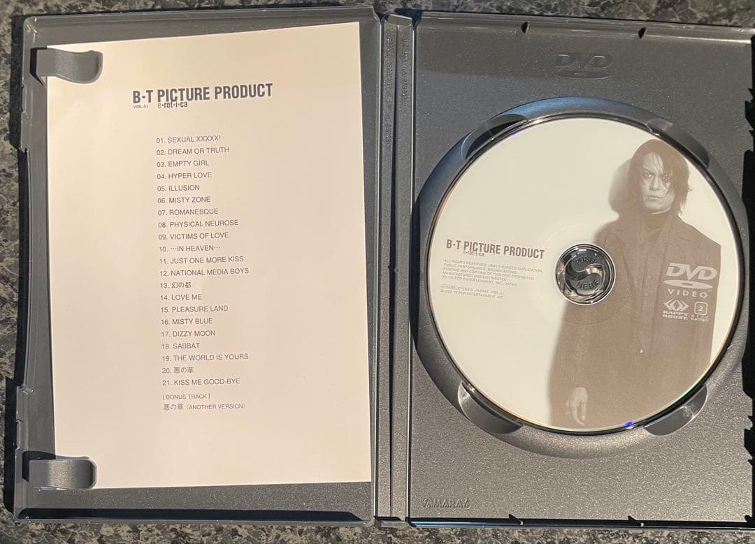 BUCK-TICK B-T～PICTURE PRODUCT DVD-BOX他２点