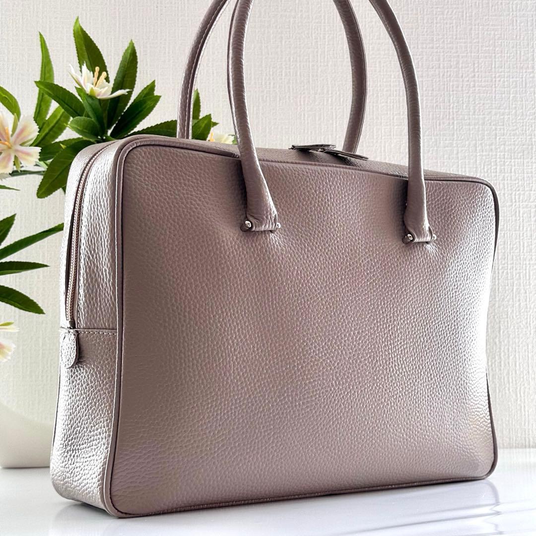【極美品】kitamura 本革 ビジネスバッグ 上品 ユニセックス