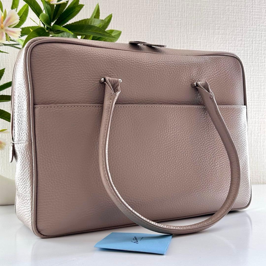 【極美品】kitamura 本革 ビジネスバッグ 上品 ユニセックス