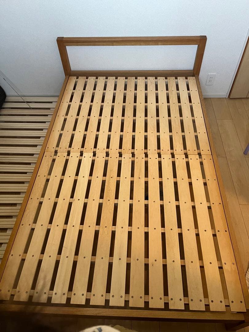 無印良品　ベッドフレーム　セミダブル