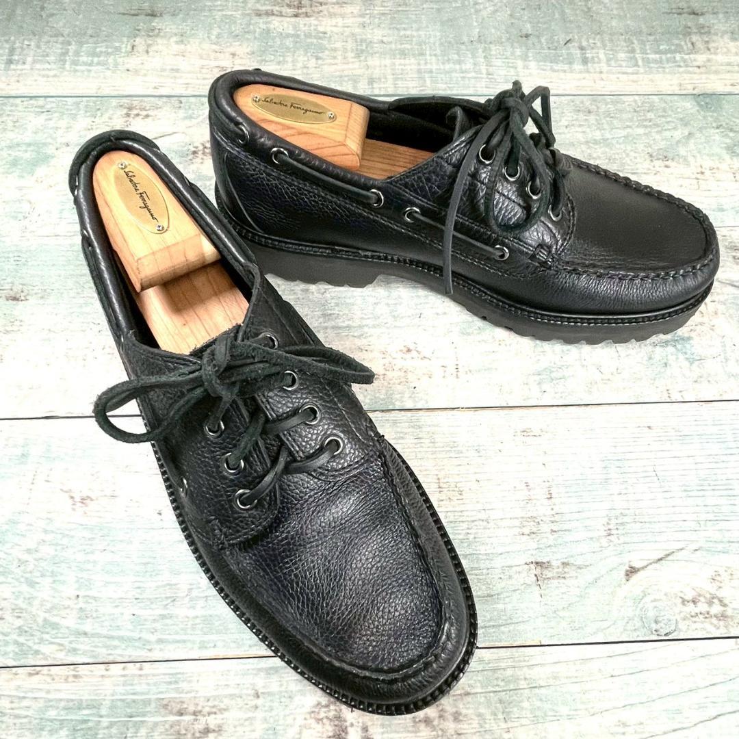 超美品 厚底 G.H.BASS バーニーズNY デッキシューズ 28cm