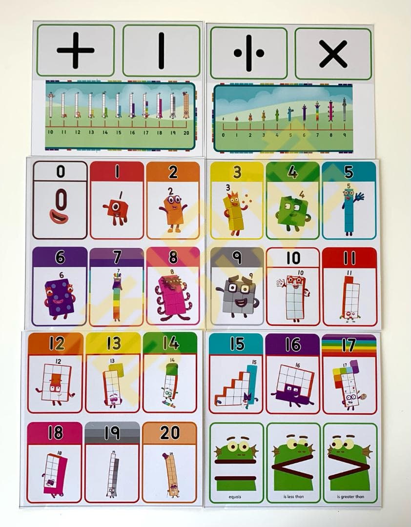 NumberBlocks 　ナンバーブロックスマイヤペン対応音源動画付アニメ音声