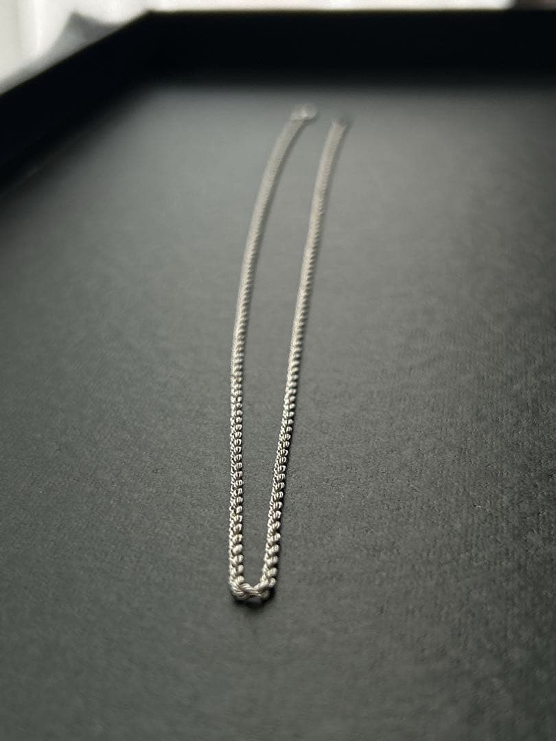 k18wg スクリューネックレス　40cm 刻印あり