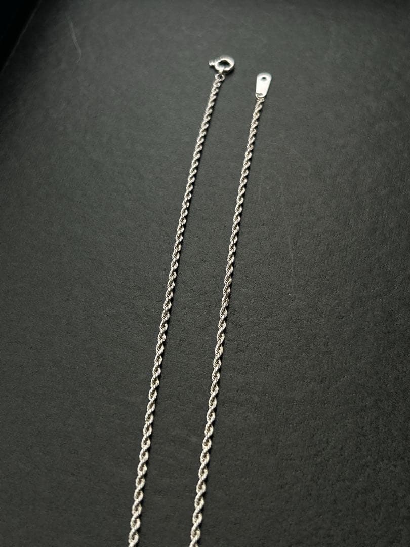 k18wg スクリューネックレス　40cm 刻印あり